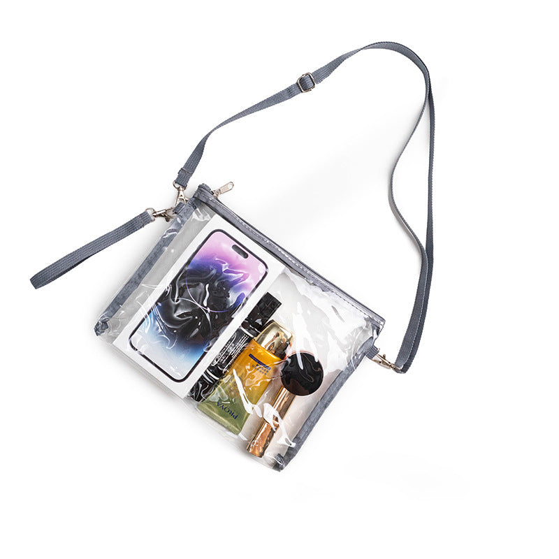 Transparent Crossbody Bag Wallet Travel Handbag