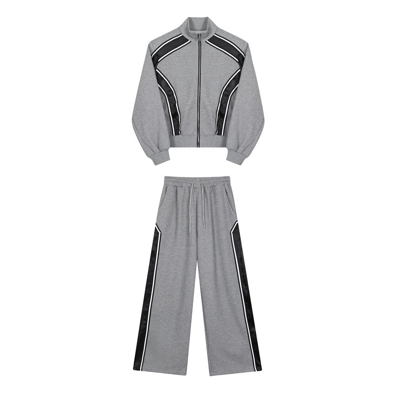 Standing Collar Cardigan Jacket Hoodie