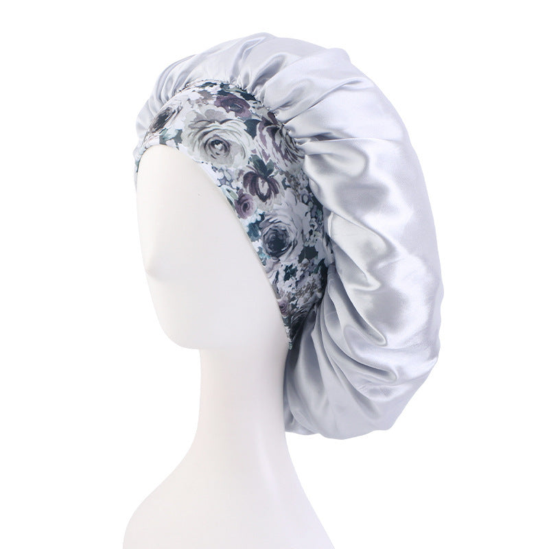 Bohemian Style Large Printed Hair Band Sleeping Hat