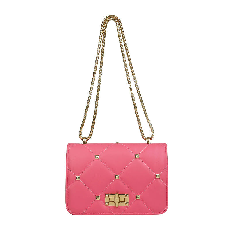 Summer Rivet Fashion Popular Chain Crossbody Shoulder Bag