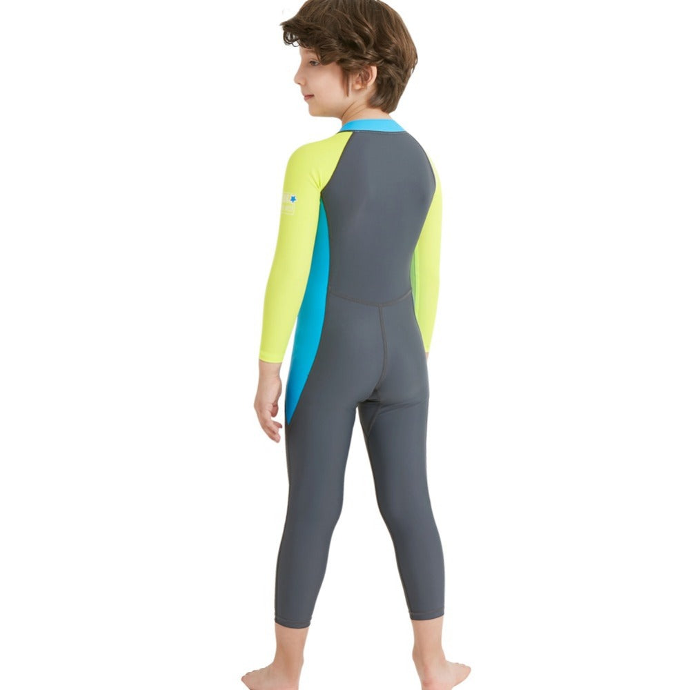 One-piece long-sleeved sunscreen and quick-drying wetsuit