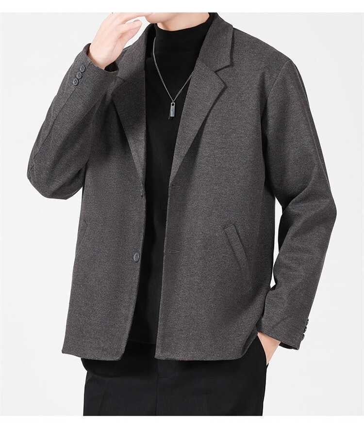 Casual Woolen Handsome Small Suit Jacket