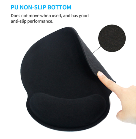 Wrist Rest Mouse Pad With Gel Anti Slip
