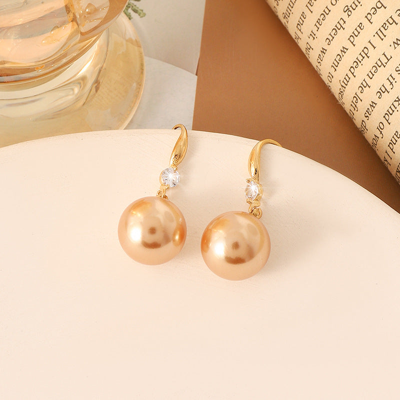 Women's Advanced French Simple Pearl Earrings