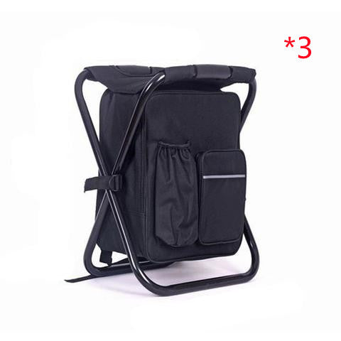 Multifunction Outdoor Folding Chair Ice Cooler Picnic Bags Camping Fishing Stool Backpacking Hunting Rest Chair