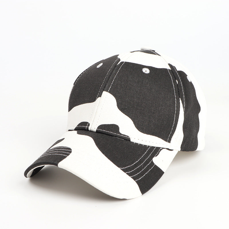 Cartoon Printed Curved Brim Baseball Cap Sun Hat