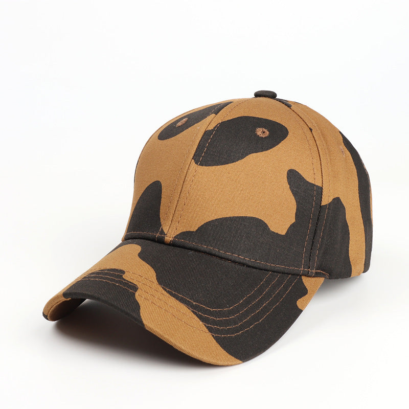 Cartoon Printed Curved Brim Baseball Cap Sun Hat