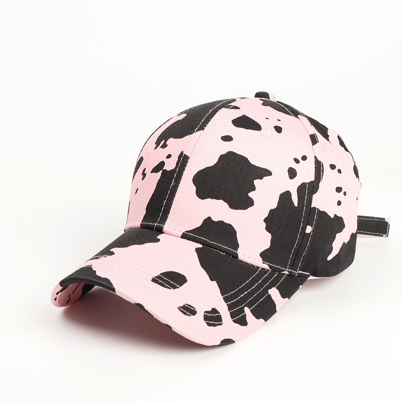 Cartoon Printed Curved Brim Baseball Cap Sun Hat