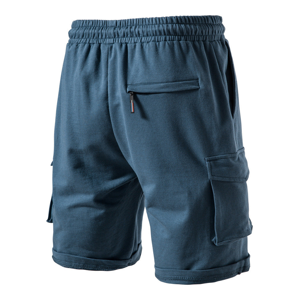 Men's Sports Casual Elastic Waist Tether Shorts