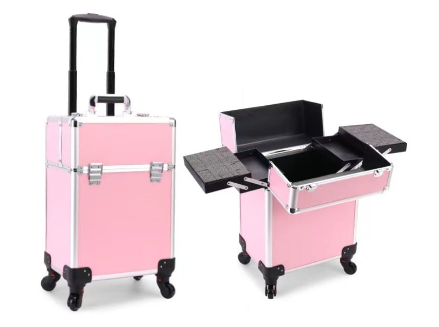 Large-capacity Make-up And Make-up Artist Trolley Storage Toolbox
